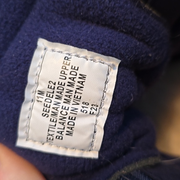 Light weight navy sneaker-type boot with zipper - Picture 5 of 6